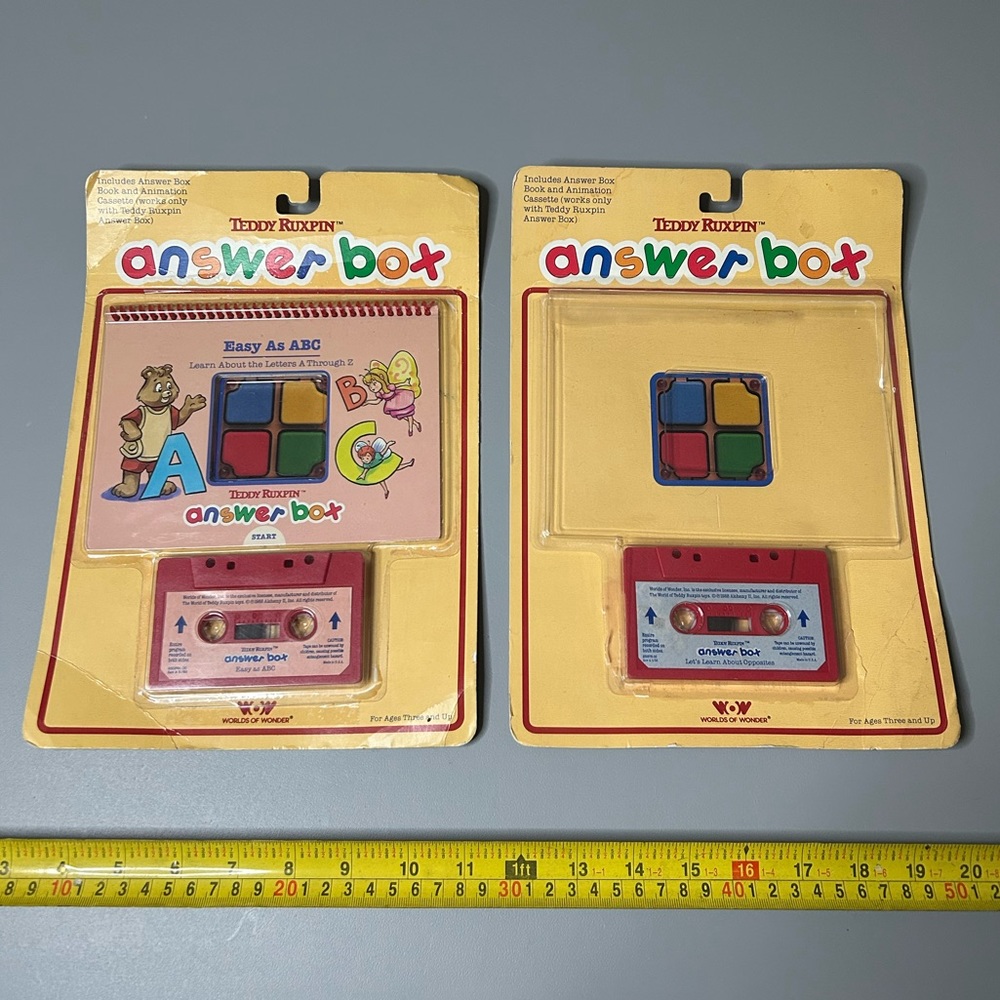 1988 Teddy Ruxpin Answer Box New vintage collectible